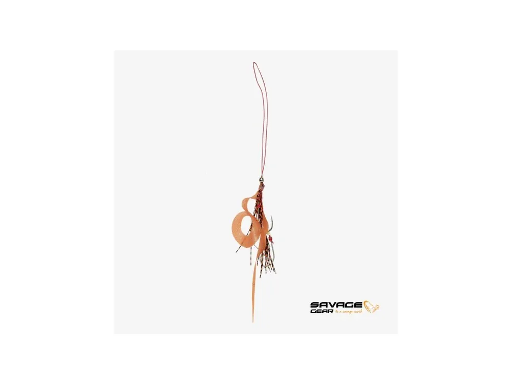 Savage Gear Gumová Nástraha Cuttle Eye Skirt Sinking Orange Glow 14 L / 2ks Rychlé Dodání