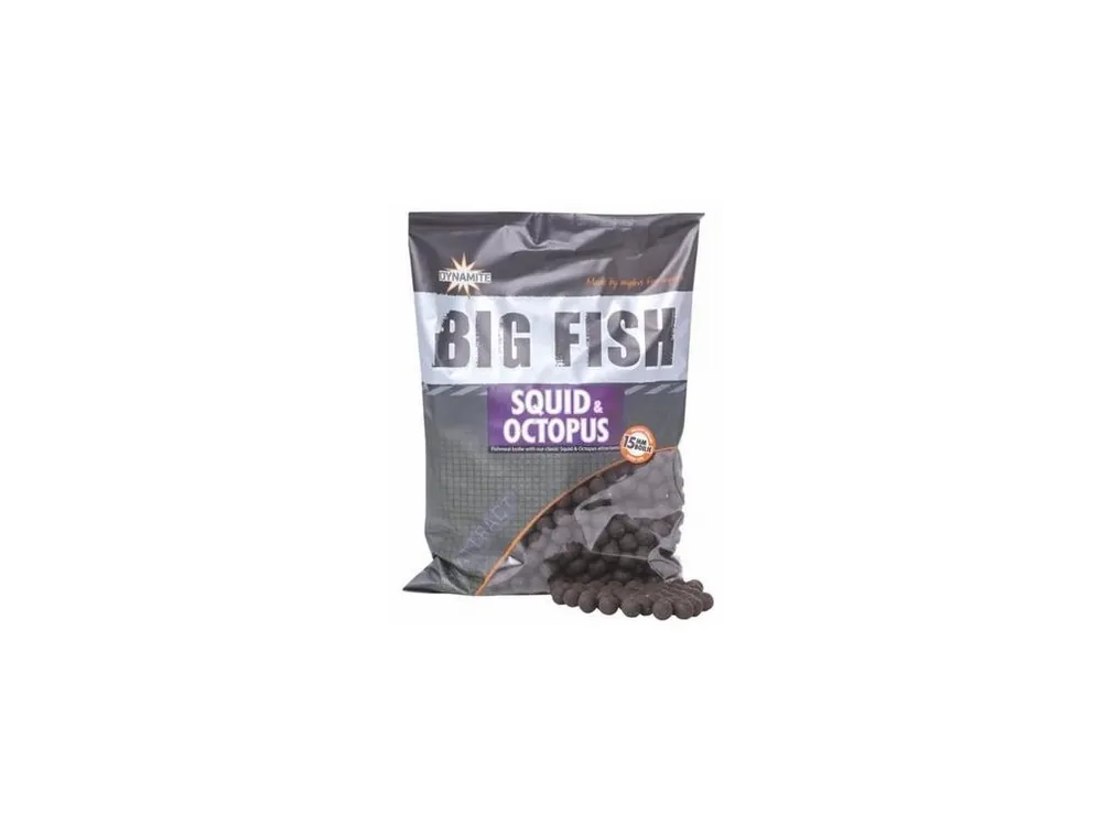 Dynamite Baits Boilies Big Fish Squid&Octopus 20 mm 1,8 kg Tovární Cena