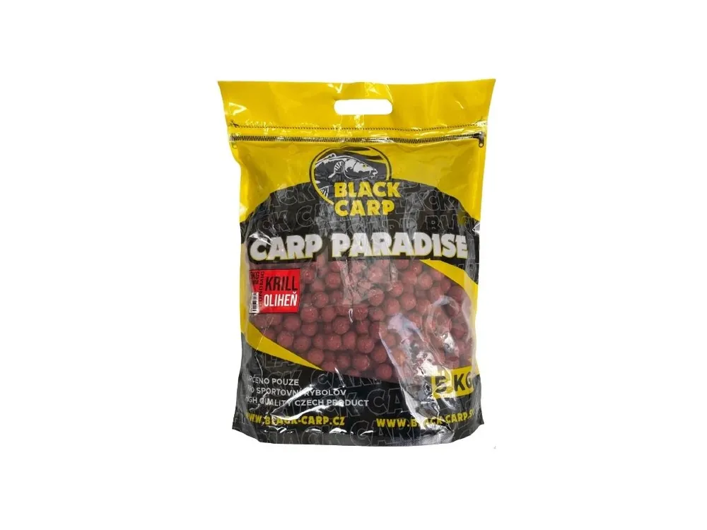 Black Carp - Economic boilies KRILL - OLIHEŇ 5kg 20mm Sezónní Sleva