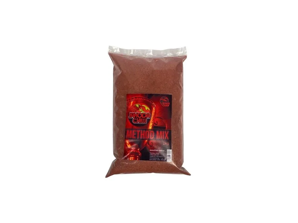 Výhodná Nabídka Black Carp - Krmítková Směs METHOD MIX JAHODA - CHILLI 2kg