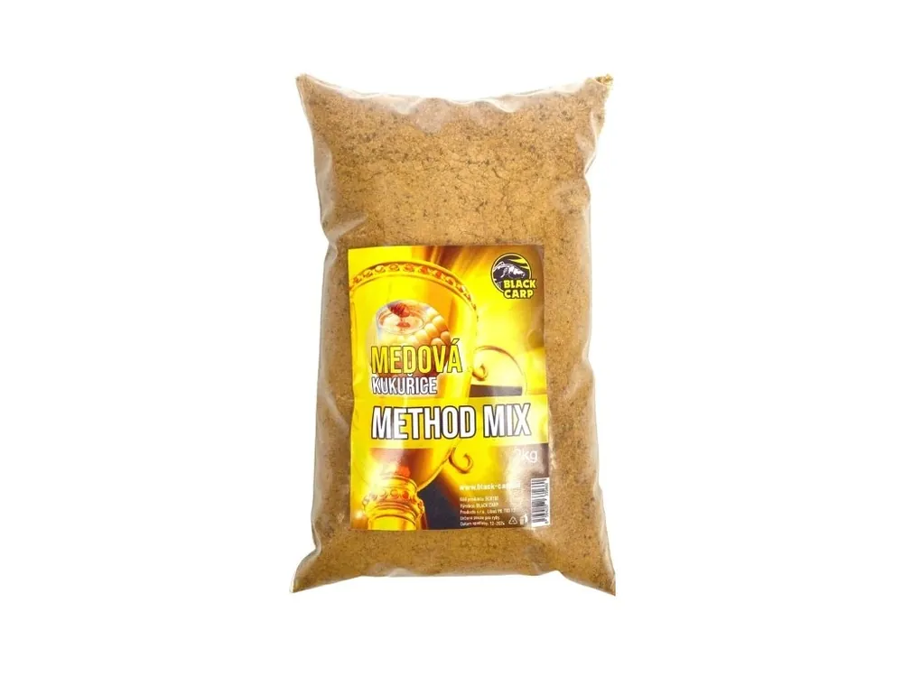 Black Carp - Krmítková Směs METHOD MIX MEDOVÁ KUKUŘICE 2kg Cenový Hit