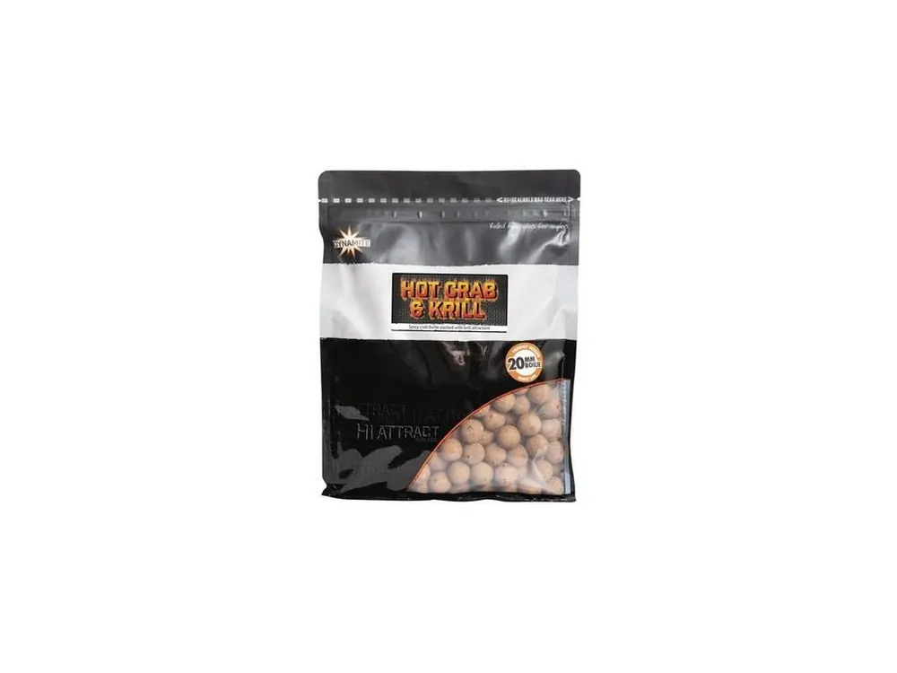 Must-Have Dynamite Baits Boilies Big Fish Hot Crab&Krill 26 mm 1 kg