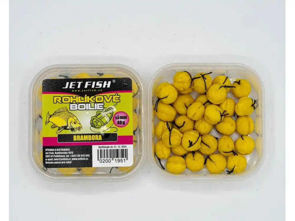 Jet Fish Rohlíkové boilie 40g Nejprodávanější