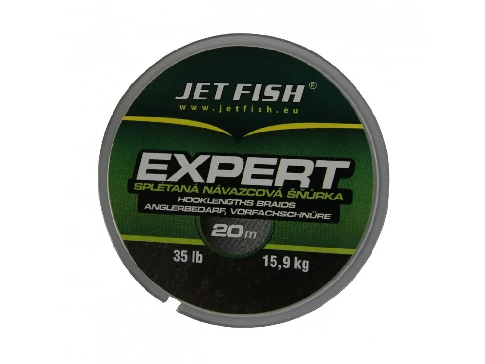 Jet Fish Splétaná šňůrka Expert 35lb 15,9kg 20m Cenově Výhodný