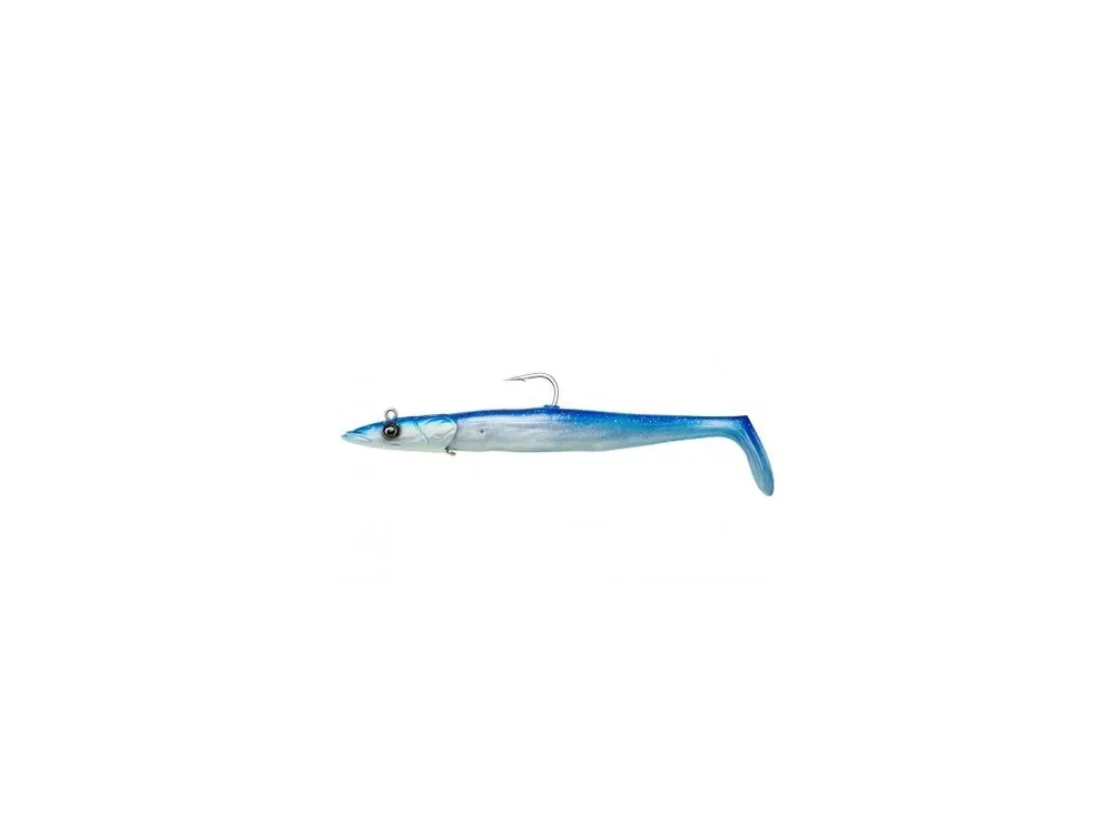 Savage Gear Gumová nástraha Sandeel V2 15,5cm 46g Sinking Blue Pearl Silver 2+1 Akční Cena