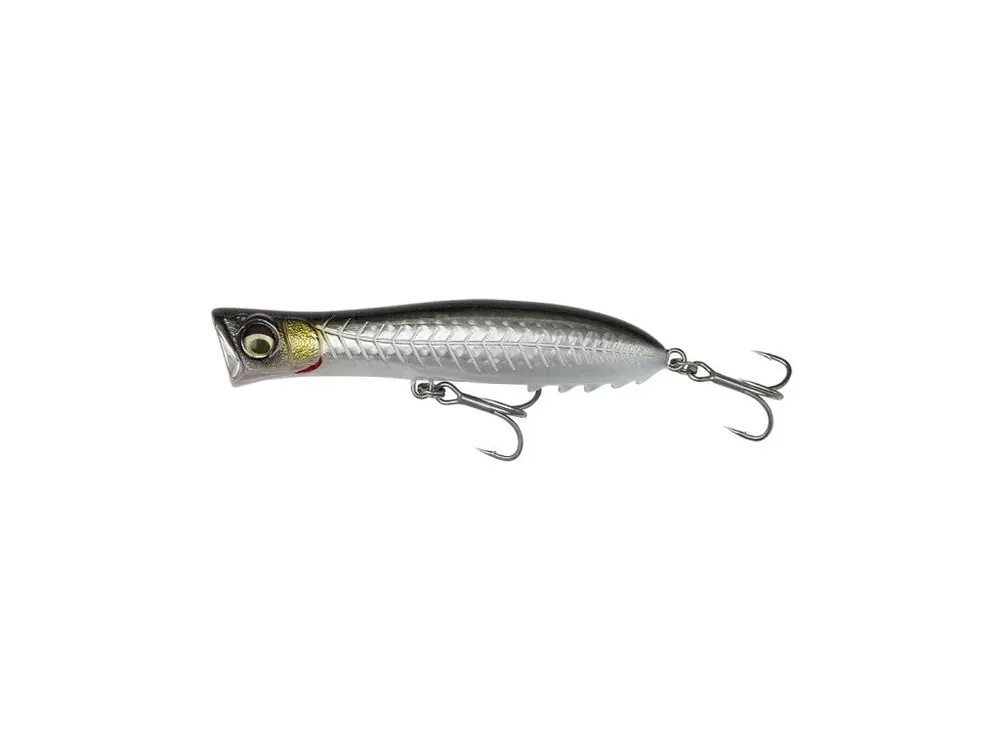 Savage Gear Wobler Gravity Popper Floating Black Mullet 13 cm - 40 g Akce