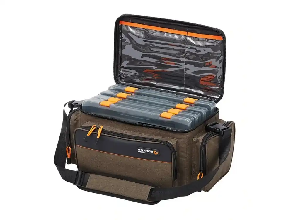 Autentický Savage Gear Taška System Box Bag L - 4 Boxes 18L