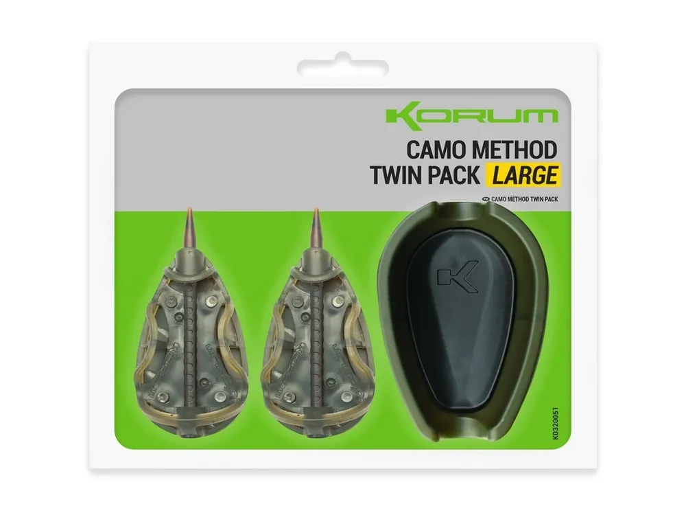 Korum Set krmítek Camo Method Twin Packs Large Horká Nabídka