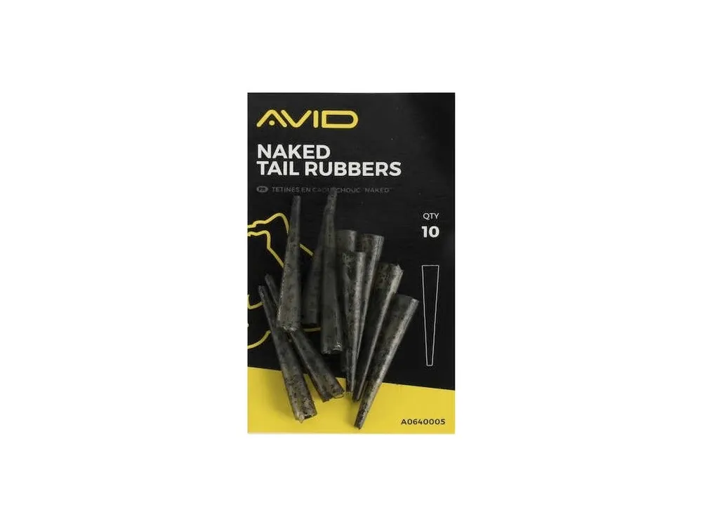Must-Have Avid Carp Převleky Naked Tail Rubbers