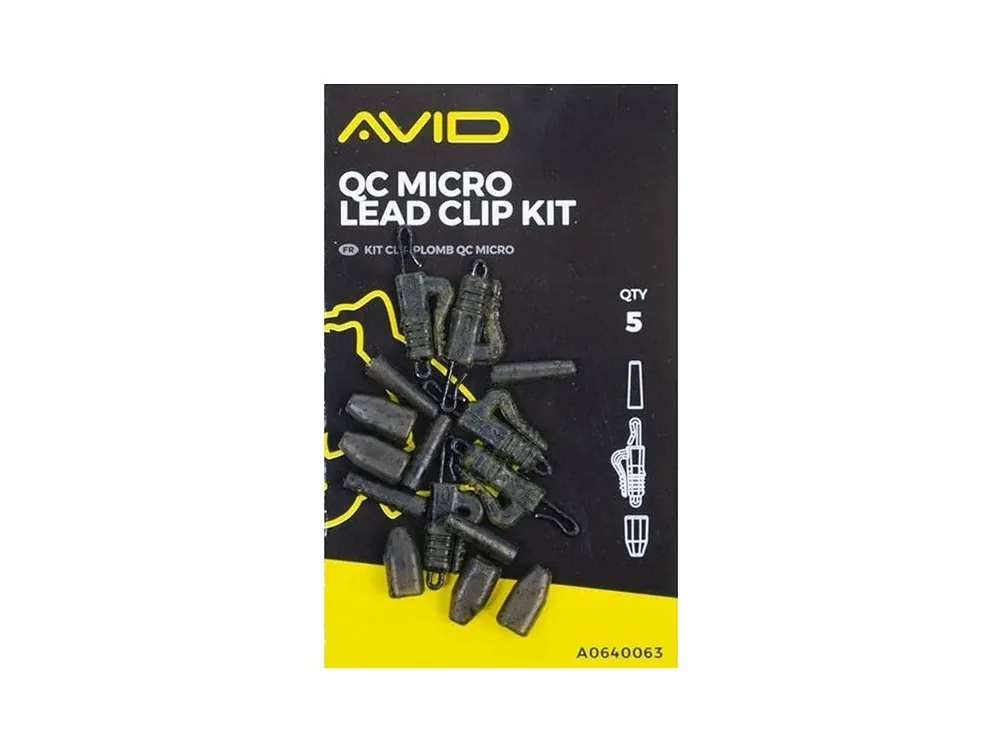 Avid Carp Závěska QC Micro Lead Clip Kit Aktuální
