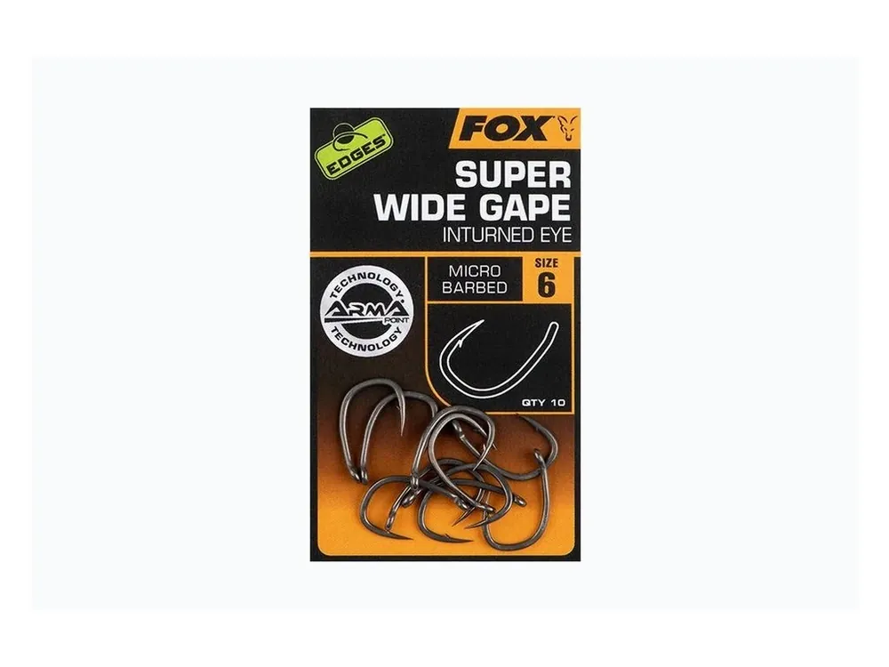 Fox Háčky Armapoint Super Wide Gape 10ks (Inturned Eye) Hit Sezóny