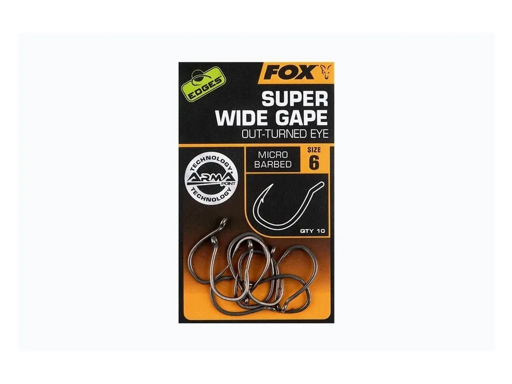 Akční Nabídka Fox Háčky Armapoint Super Wide Gape 10ks (Out-turned Eye)