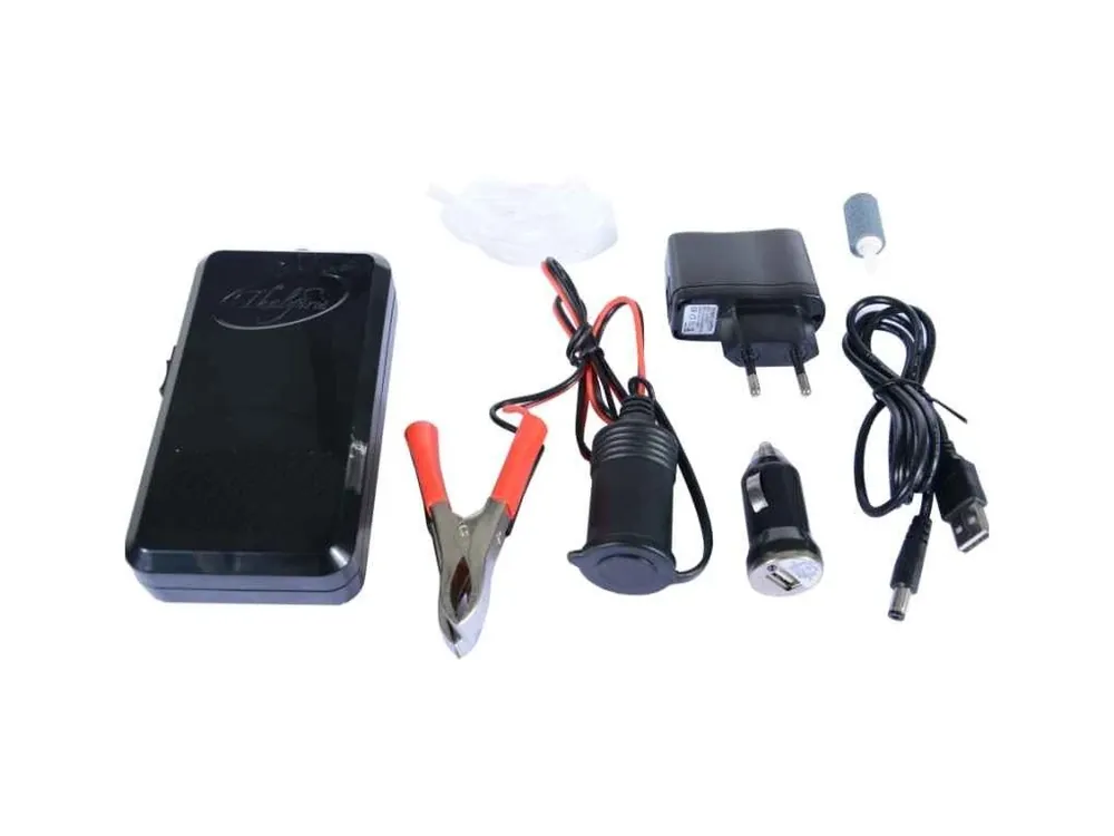 Okysličovač Vduchovací motorek AA Batterie, USB, auto adapter / 230V, sv Nakupujte Hned