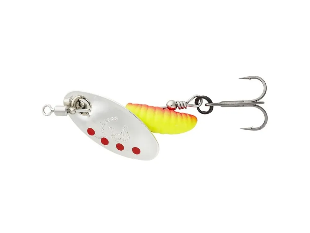 Savage Gear Třpytka Grub Spinners Silver Red Yellow Nejlepší Volba