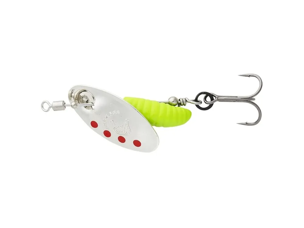 Sezónní Sleva Savage Gear Třpytka Grub Spinners Silver Red Lime