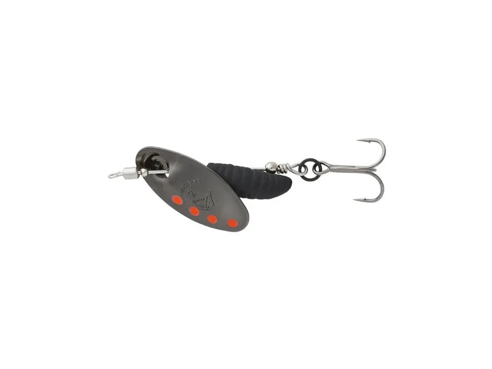 Savage Gear Třpytka Grub Spinners Silver Red Black Značkový