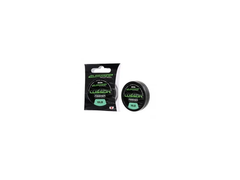 Aktuální Elegance Series - Splétaná šňůrka Lusson hooklink feeder 6,8kg/ 15lb/ 20m