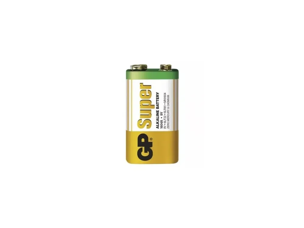 Emos Alkalická baterie GP Super 9V (6LR61), 1 ks Nejlepší Cena