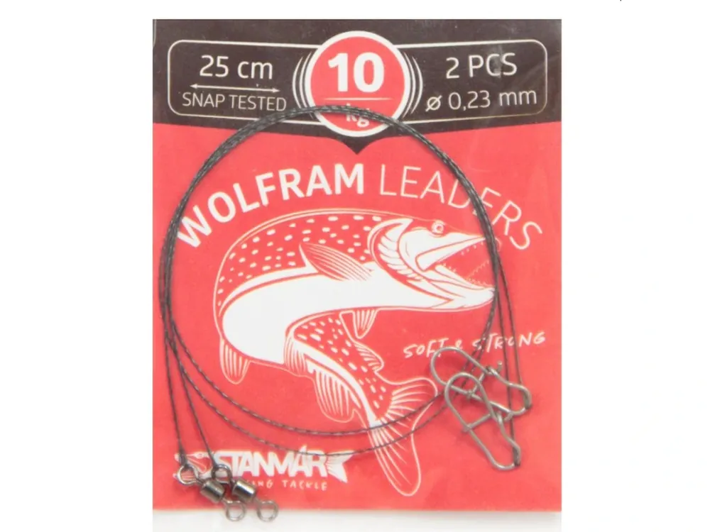 Stan-Mar - WOLFRAM leaders 25cm 5kg Levný