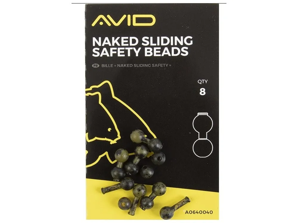 Nízká Cena Avid Carp Korálek Naked Sliding Safety Beads