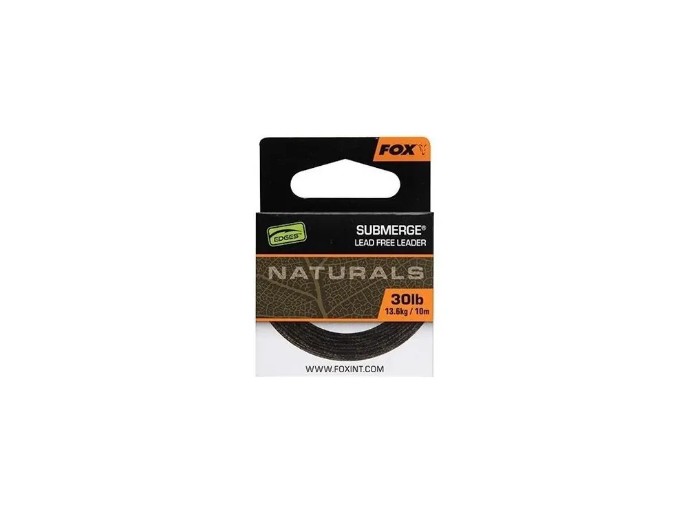 Poslední Šance Fox Šňůra Bez Olověného Jádra Naturals Leader 10m 30lb /13,6kg