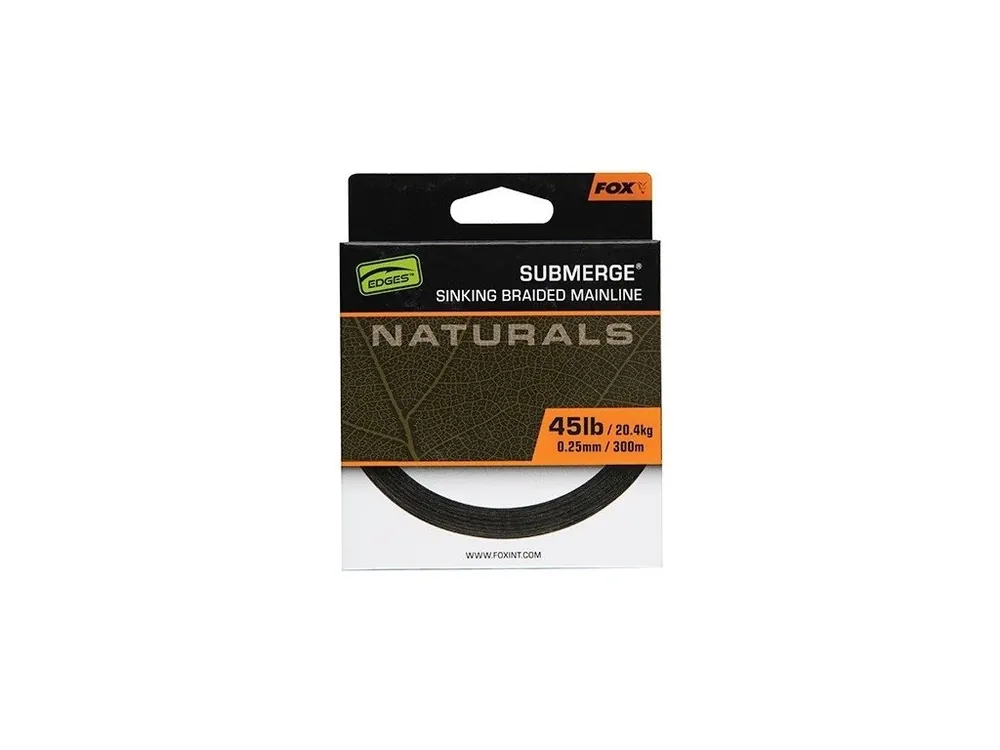 Fox Splétaná Šňůra Naturals Submerge Braid 300m 0,25 mm 20,4 kg/ 45lb Kup Teď