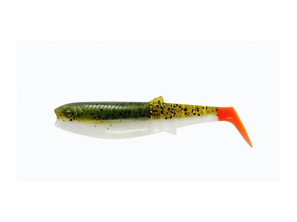Savage Gear Gumová Nástraha Cannibal Shad Olive Hot Orange Omezená Nabídka
