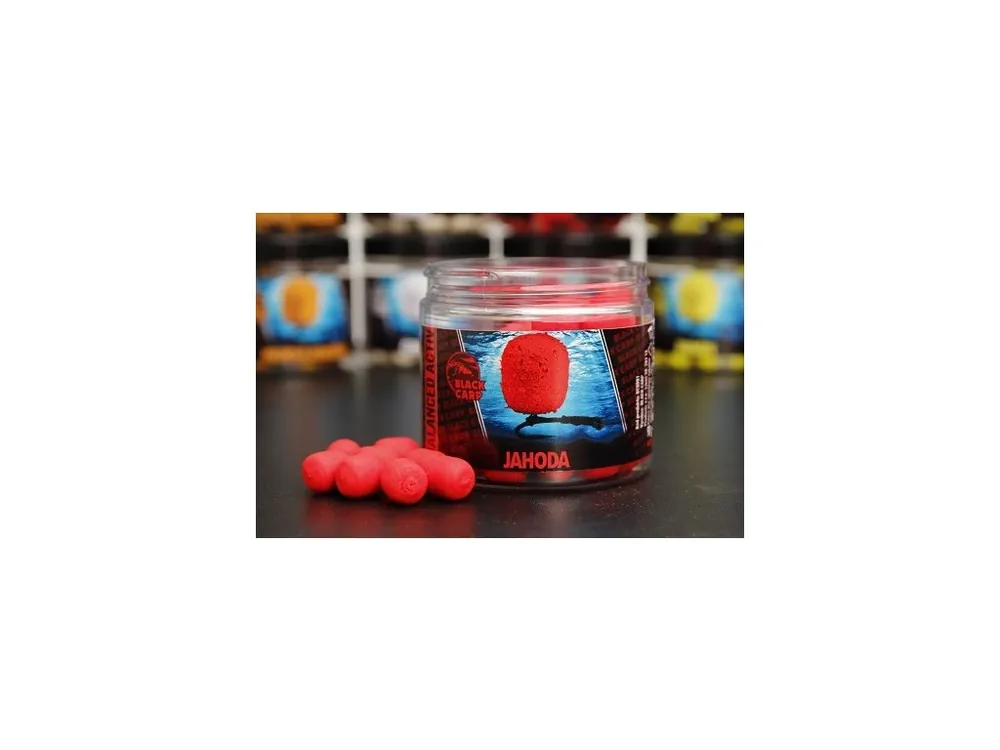 Bezpečná Platba Black Carp - Boilies BALANCED ACTIV 14mm - JAHODA - 90g