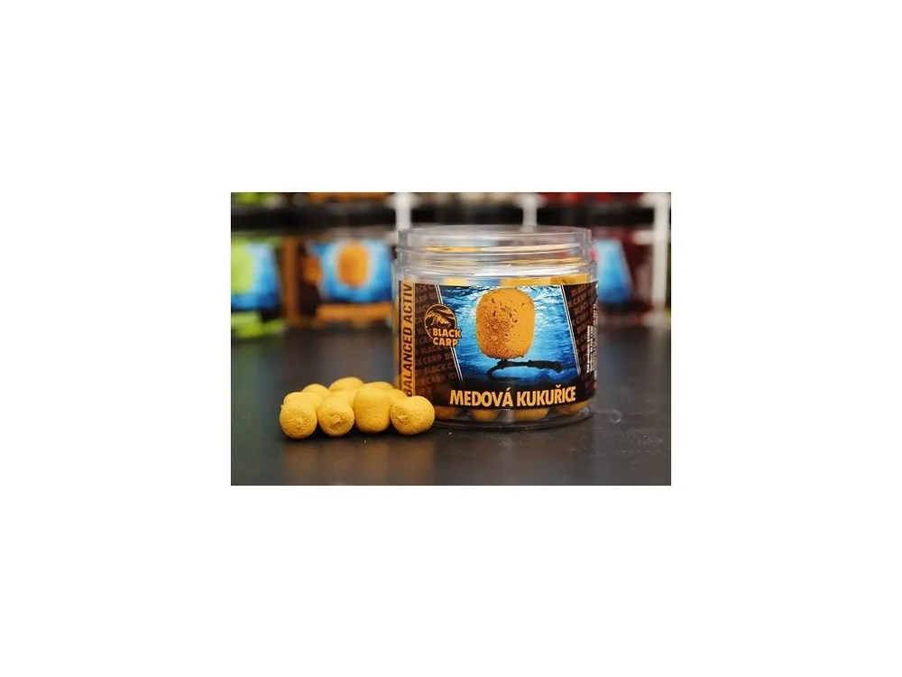 Black Carp - Boilies BALANCED ACTIV 14mm - MEDOVÁ KURUŘICE - 90g Sleva