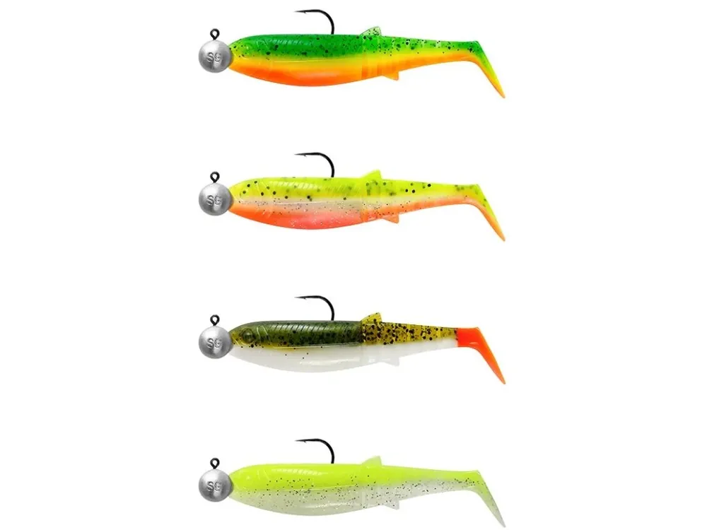 Savage Gear Gumová Nástraha Cannibal Shad Darkwater Mix 4+4 - 12,5cm / 20+12,5g Cenová Bomba
