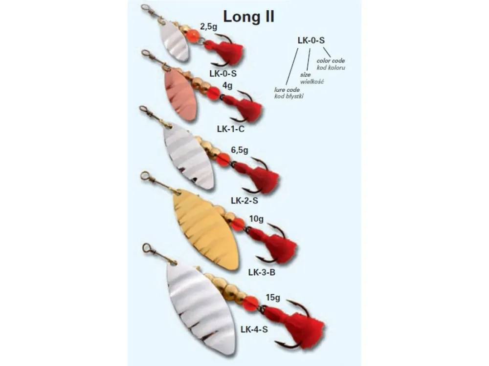 Wirek - Rotační třpytka Long II. B 2,5g Must-Have