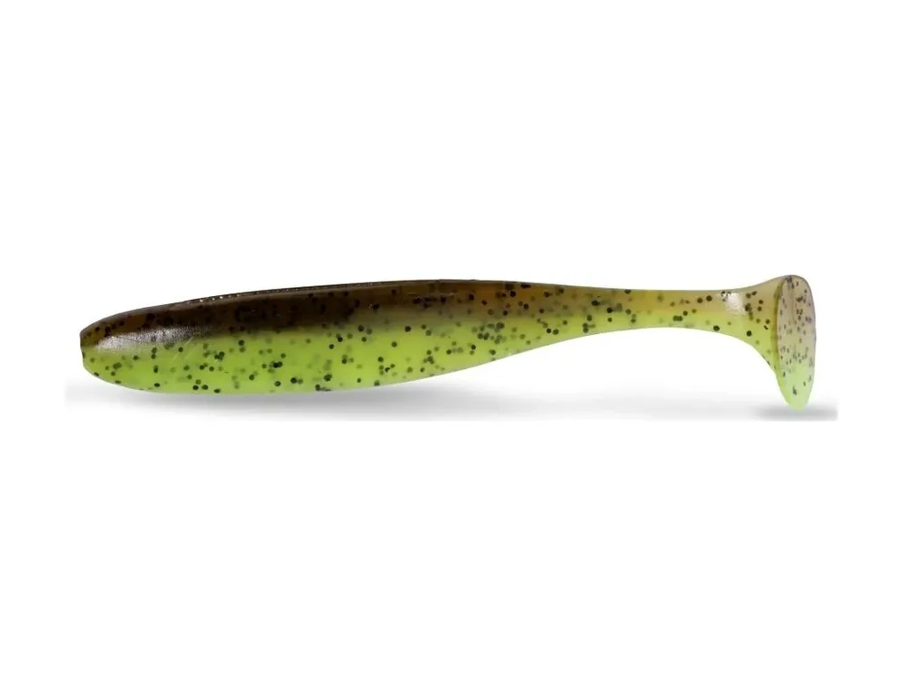 Značkový Quantum Gumová Nástraha 4Street B-Ass Shad 6,10cm - 10ks, Green Pumpkin Chartreuse