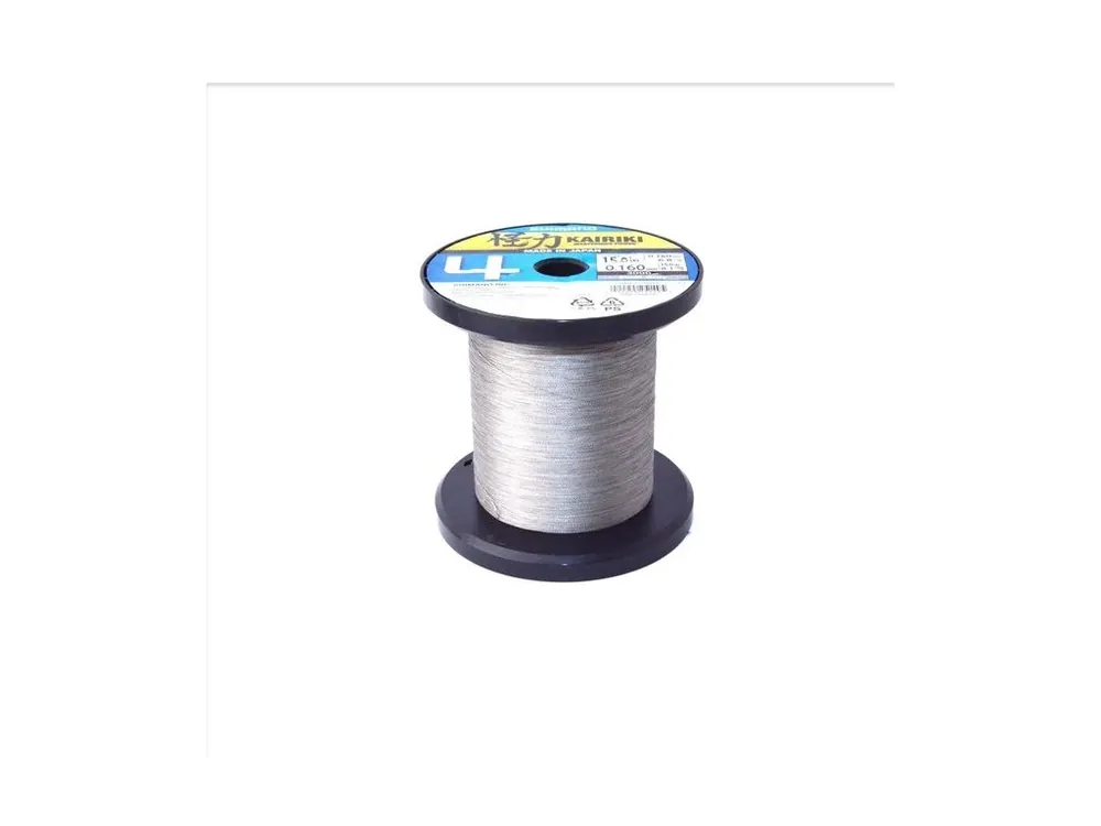 Must-Have Shimano Line Kairiki 4 / 3000m 0.13mm 7.4kg Steel Gray