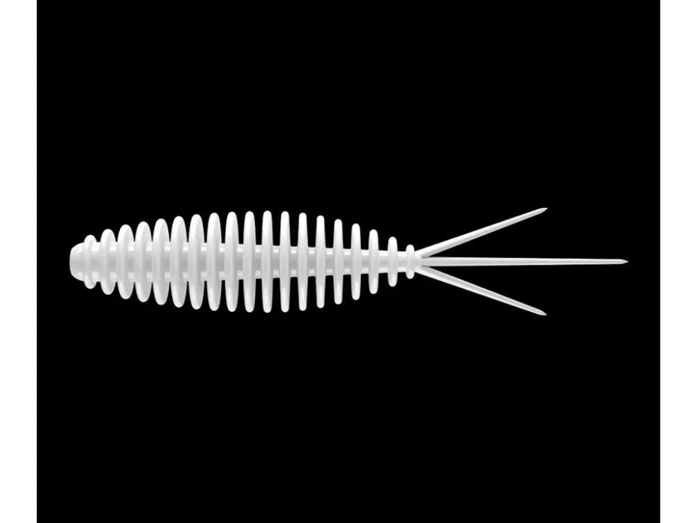 Oblíbený LIBRA LURES Turbo Worm 56 – White 001 – 8ks/bal