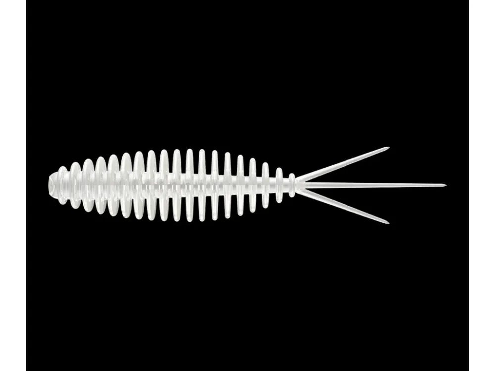 LIBRA LURES Turbo Worm 56 – Silver Pearl 004 – 8ks/bal Ihned K Objednání