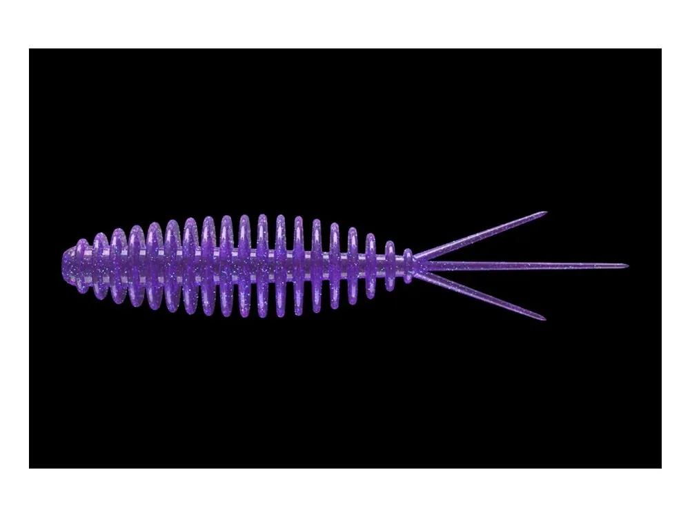 LIBRA LURES Turbo Worm 56 – Purple with Glitter 020 (Cheese) – 8ks/bal Dokud Zásoby Vydrží