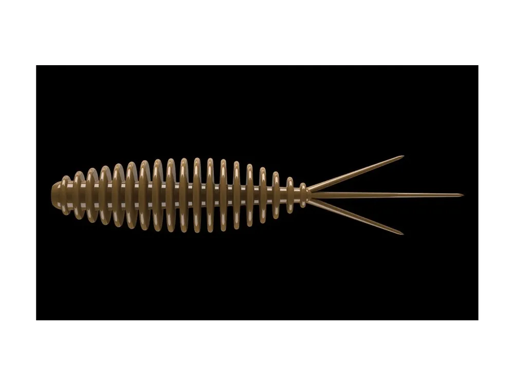 Nízká Cena LIBRA LURES Turbo Worm 56 – Brown 038 – 8ks/bal