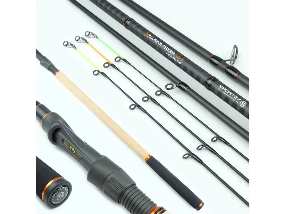 Vysoce Kvalitní Sportex prut Xclusive Feeder RS-2 Medium Light 3-díl / 365cm / 65-125g