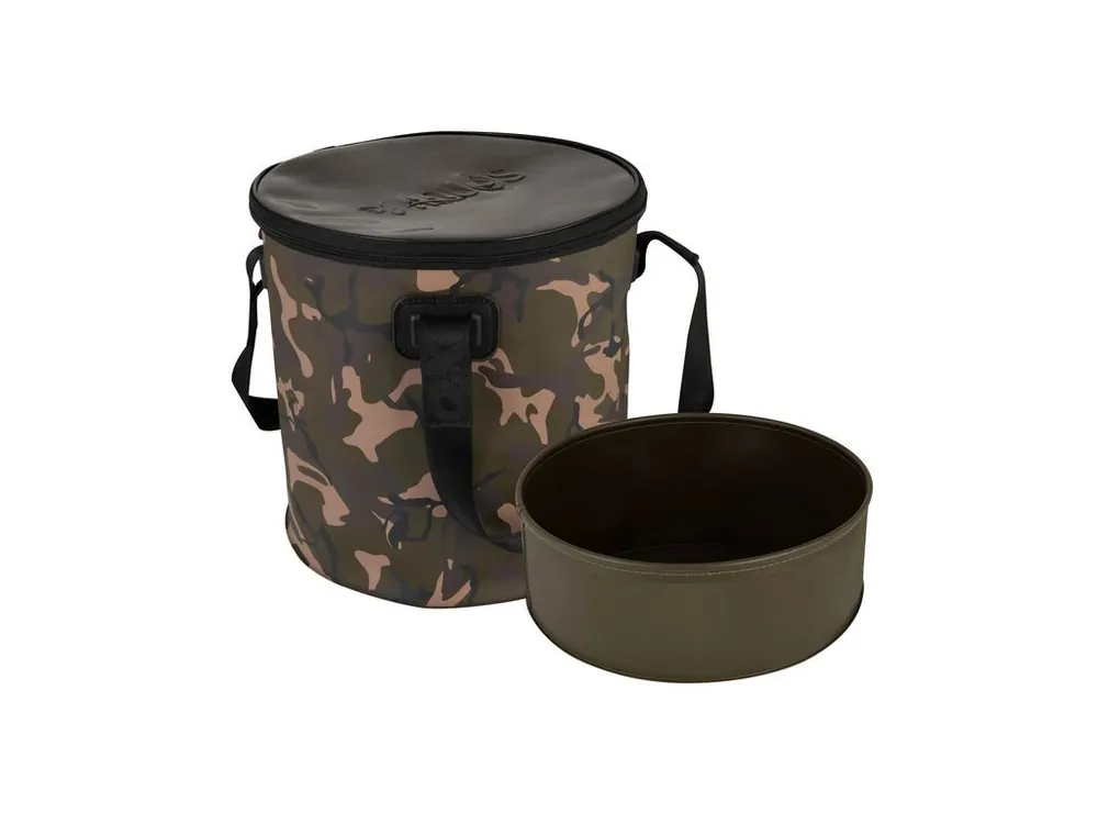 Autentický Fox Kbelík Aquos Camo Bucket & Insert 17L