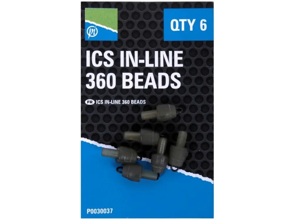 Preston Innovations Zarážky ICS In-Line 360 Beads 6 ks Tovární Cena