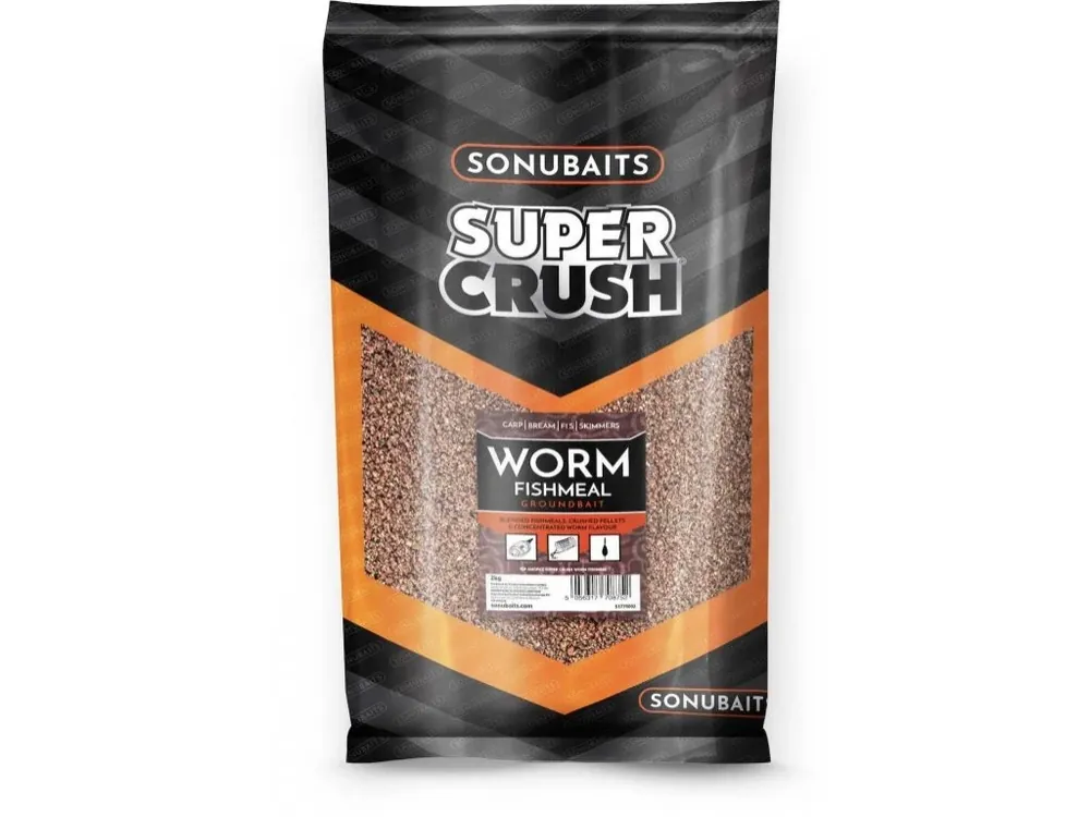 Speciální Cena Sonubaits Krmítková směs Supercrush Worm Fishmeal 2kg