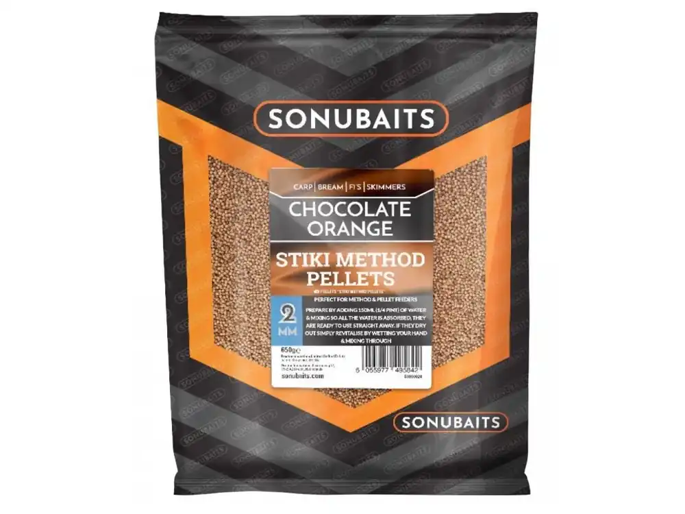 Tovární Cena Sonubaits Stiki Method Pellets Chocolate Orange 2 mm