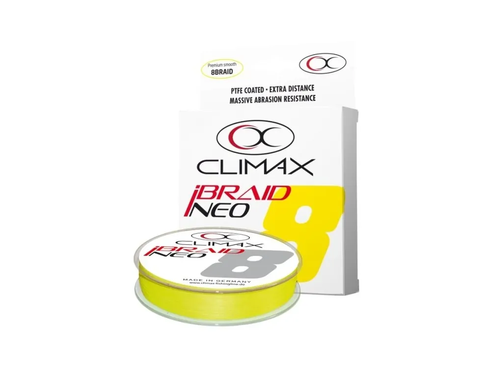 Novinka Climax iBraid NEO fluo - Yellow 135 cm