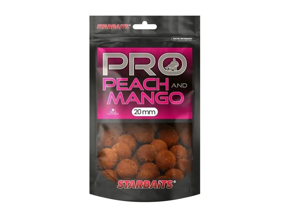 Starbaits Boilies Pro Peach Mango 200g Akční Cena