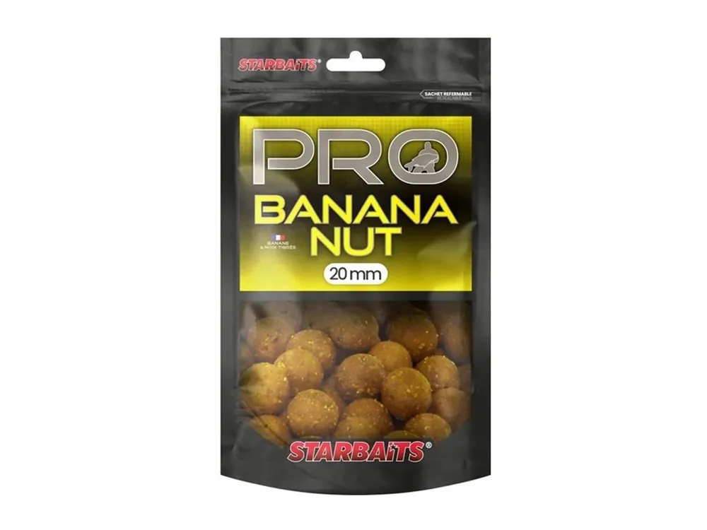 Akční Cena Starbaits Boilies Pro Banana Nut 200g