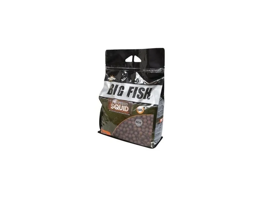 Must-Have Dynamite Baits Boilies Big Fish Peppered Squid 20 mm 5 kg