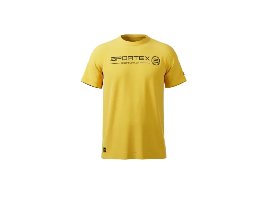 Výprodej SPORTEX rybářské tričko T-Shirt žluté s logem