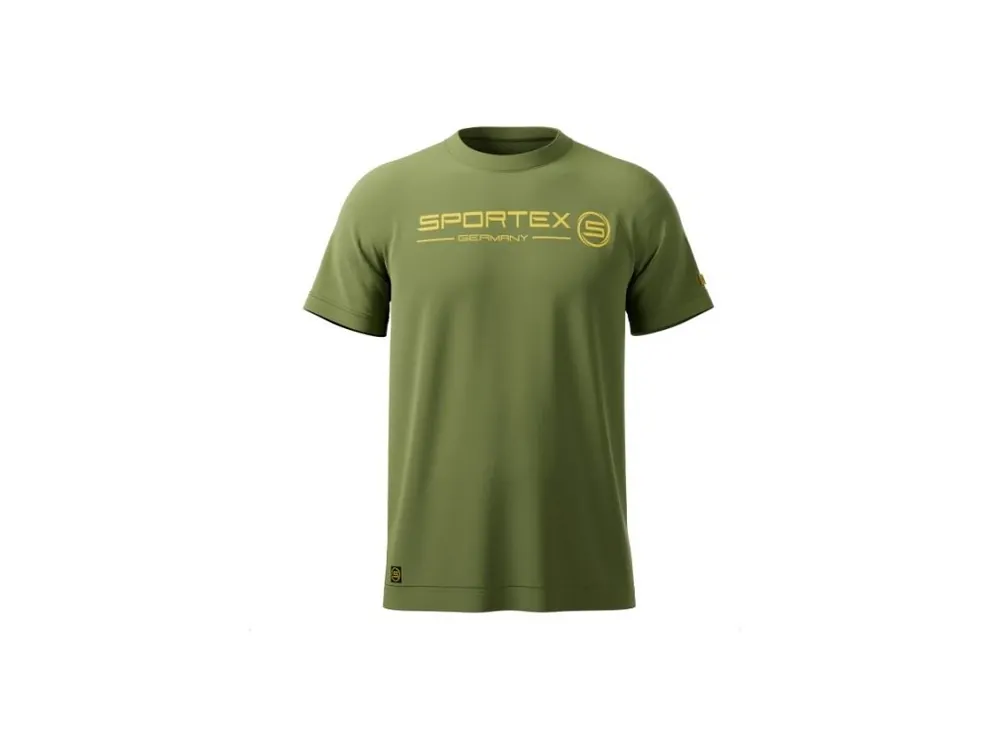 SPORTEX rybářské tričko T-Shirt zelené s logem Odeslání Ihned