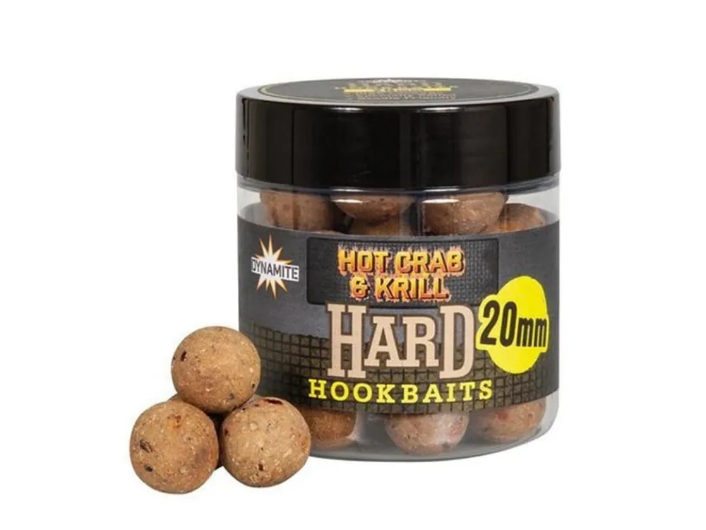 Dynamite Baits Hard Hookbaits Hot Crab & Krill 20 mm Hit Sezóny