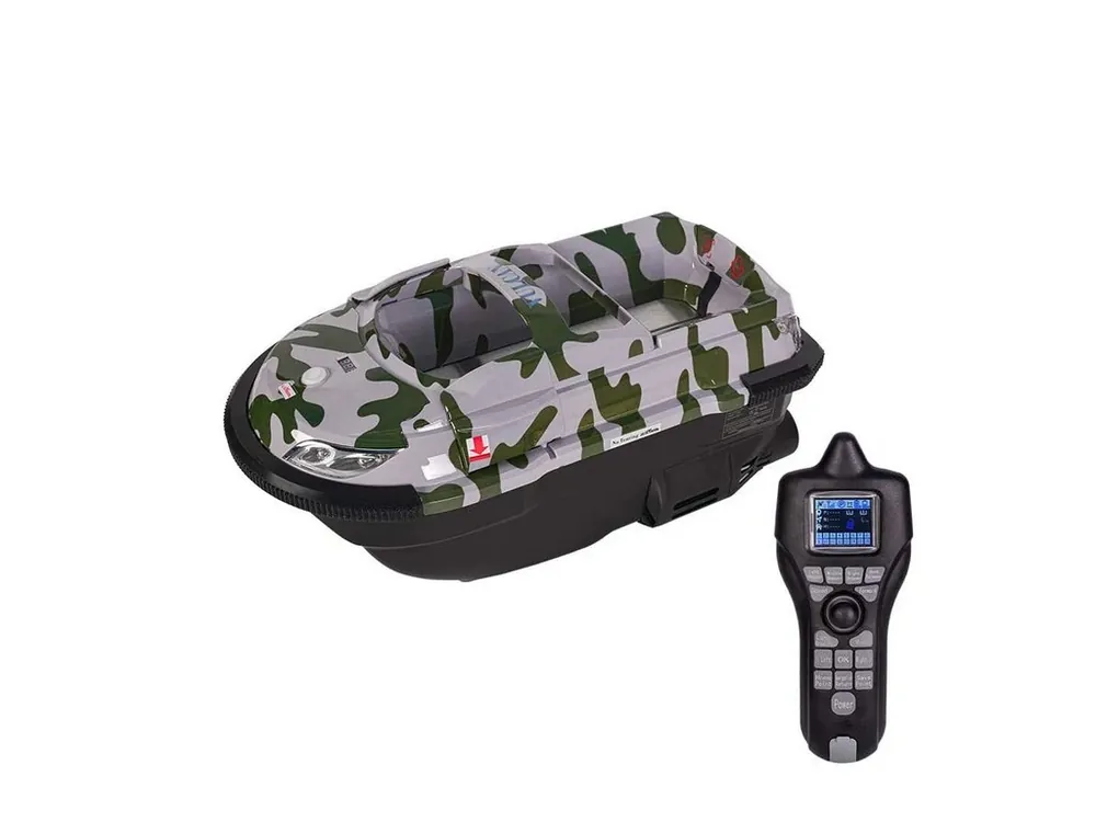 Levný VULCAN zavážecí lodička s GPS - Camo